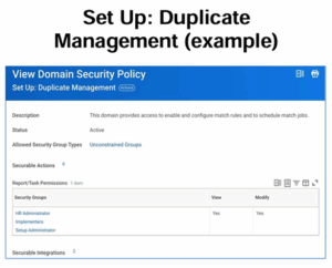 Improve Data with Duplicate Management Framework in Workday